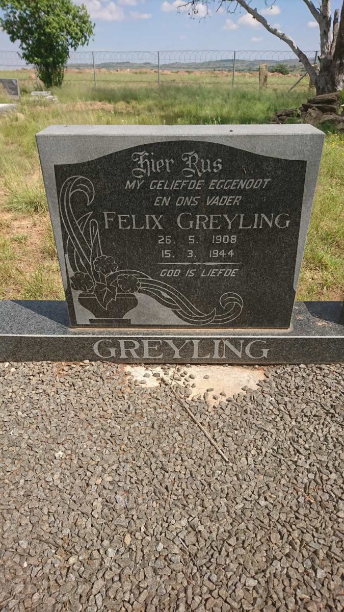 GREYLING Felix 1908-1944