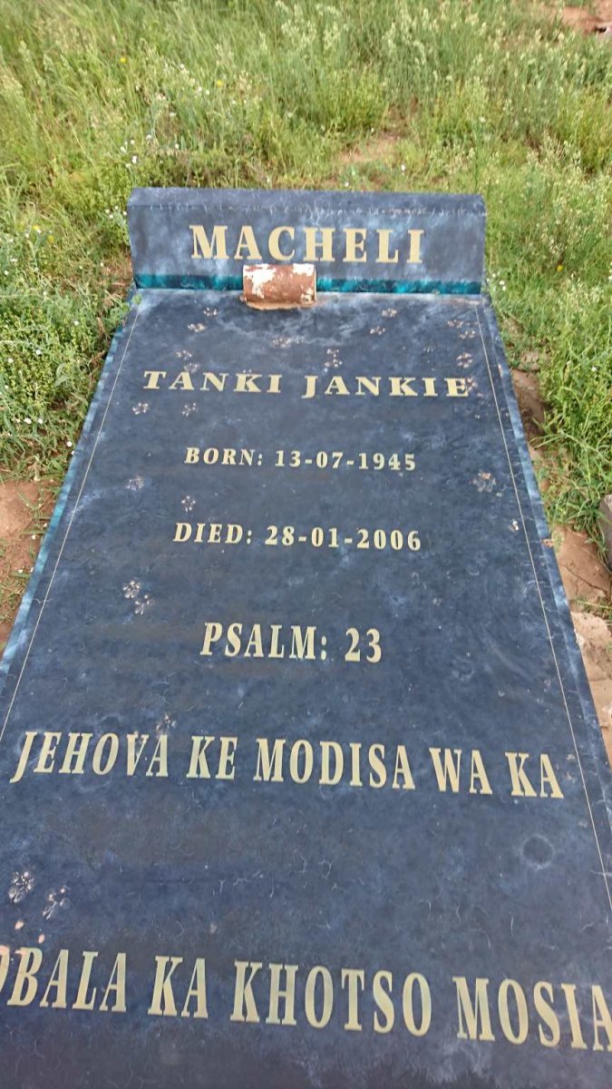 MACHELI Tanki Jankie 1945-2006
