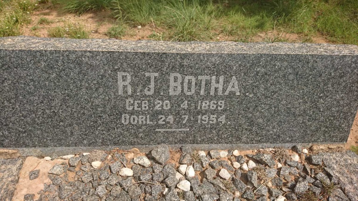 BOTHA R.J. 1869-1954